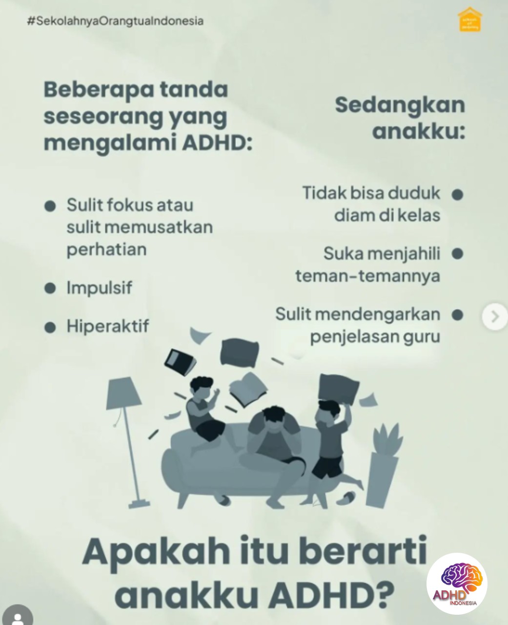 Ciri dan Gejala ADHD pada Anak Usia Dini di Kabupaten Tapanuli Selatan