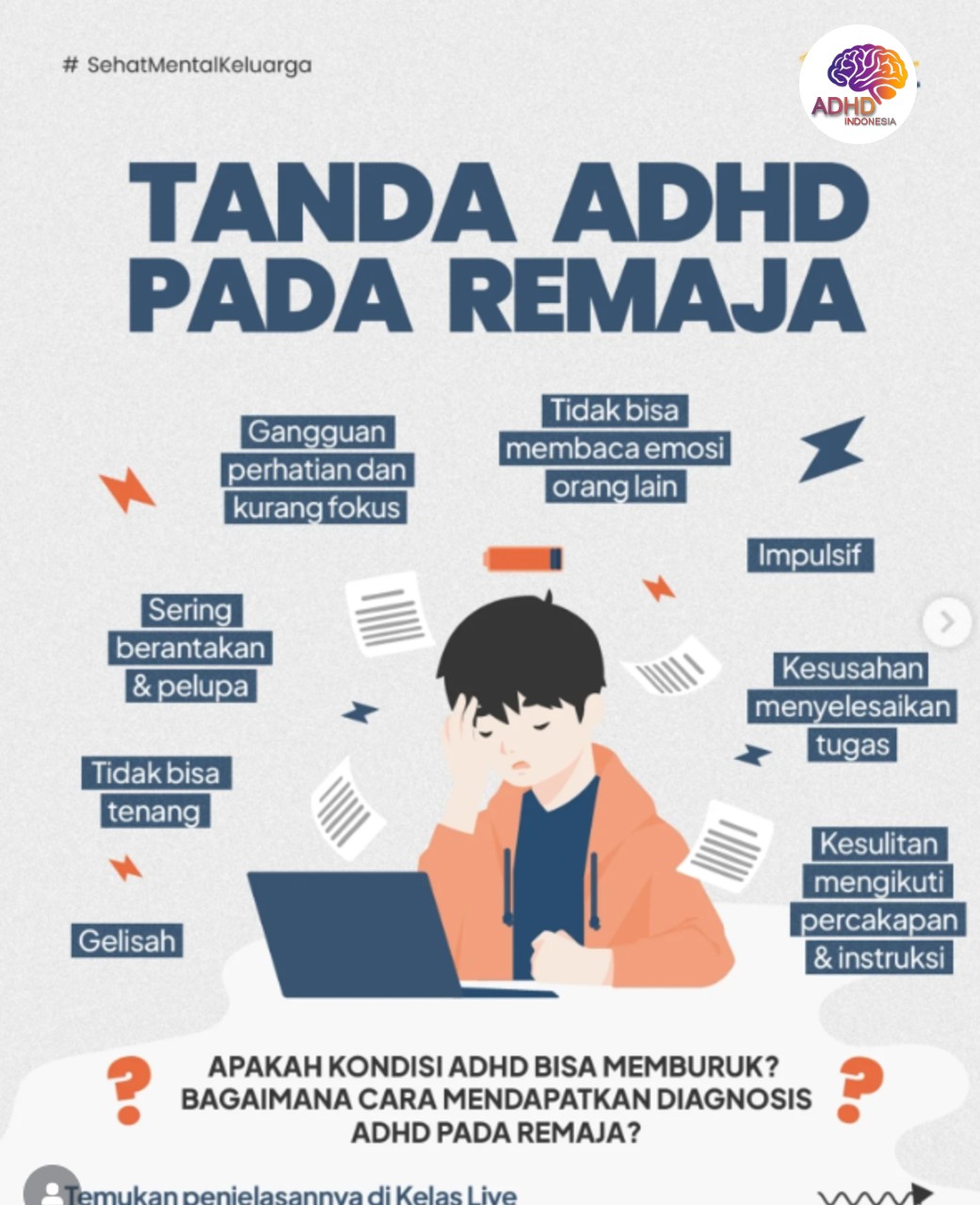 Screening ADHD Non-Diagnostik: Edukasi Awal bagi Orang Tua di Kabupaten Tapanuli Selatan