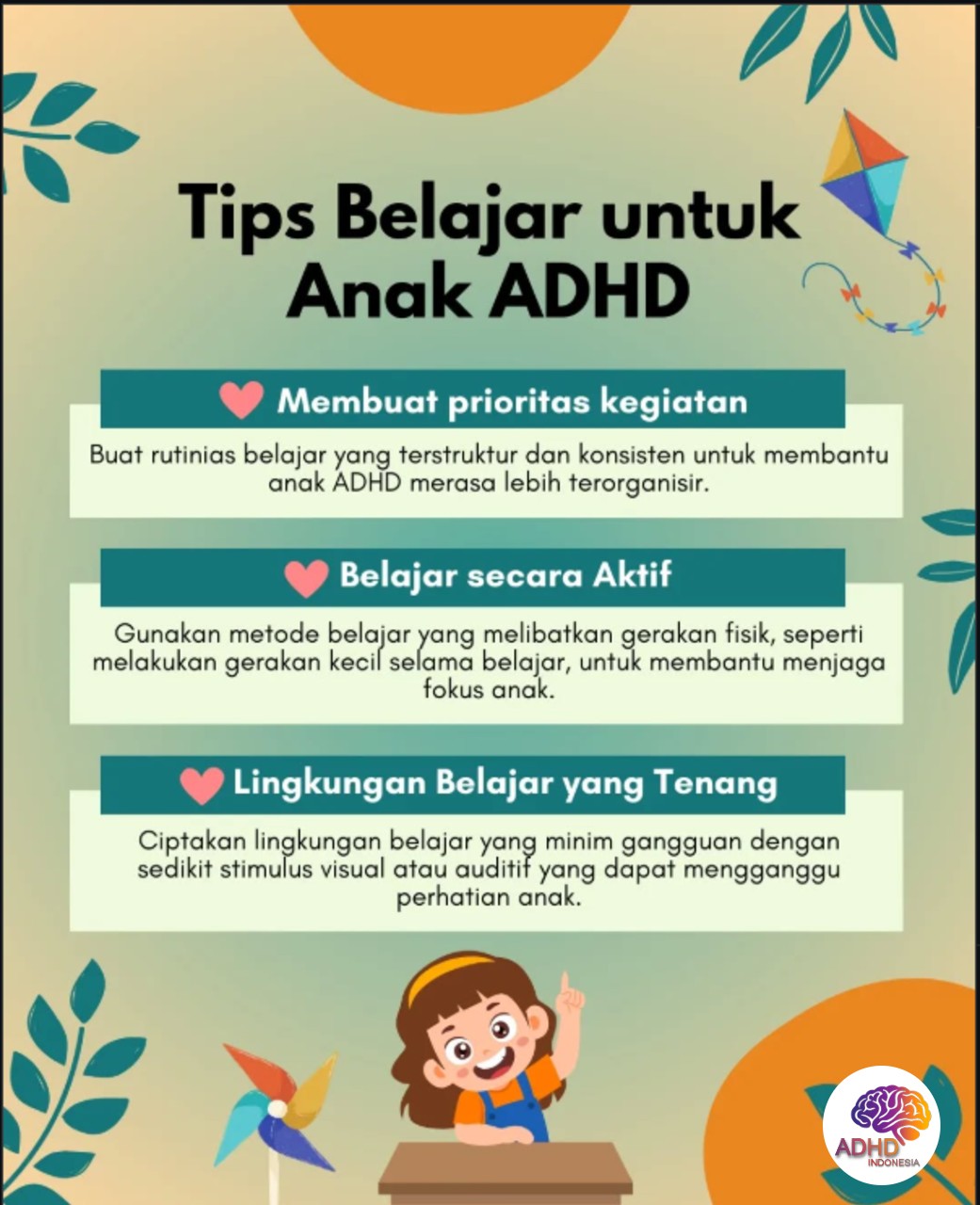 Strategi Belajar yang Cocok untuk Anak ADHD di Kabupaten Tapanuli Selatan